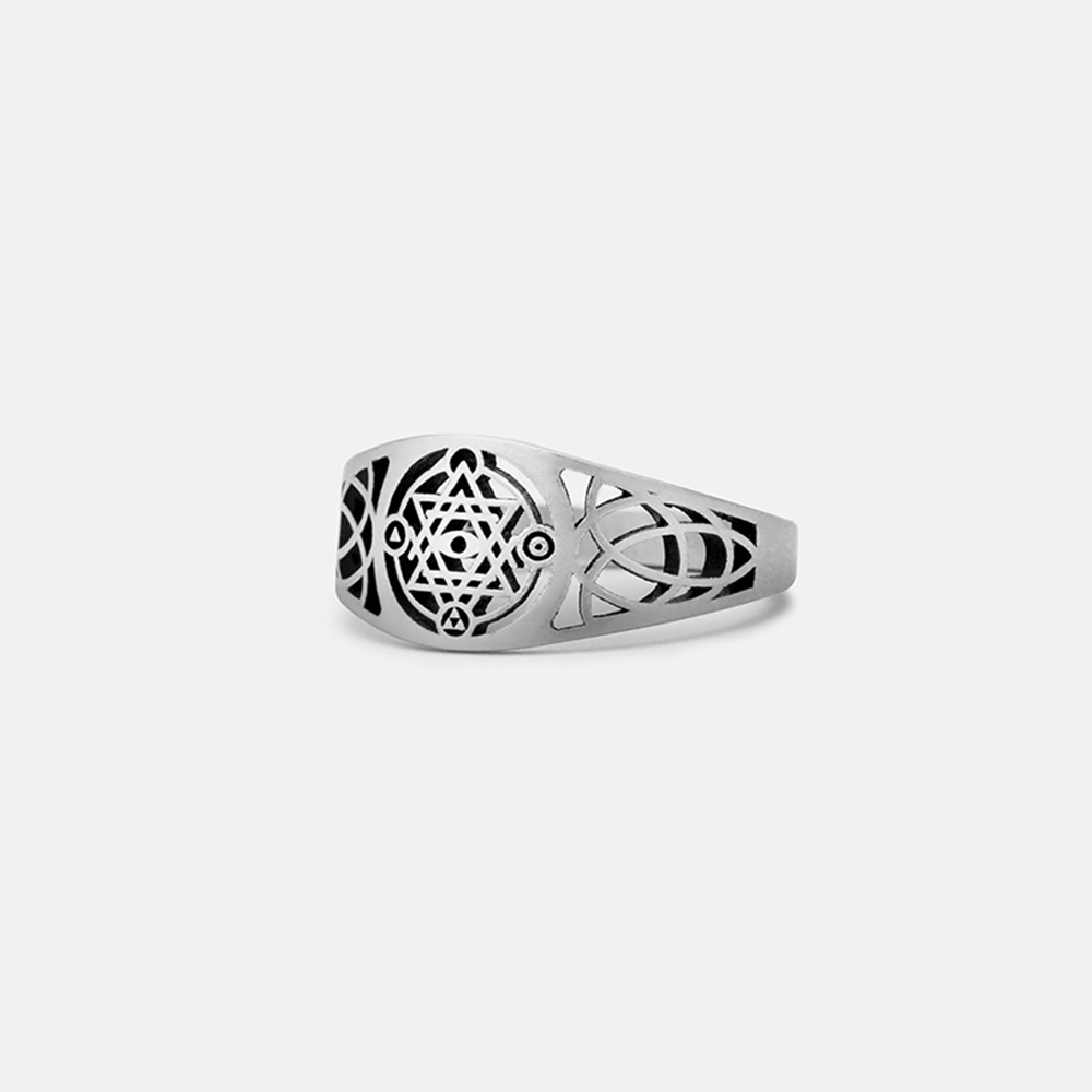 Purplehecate Star of David Sterling Silver Ring
