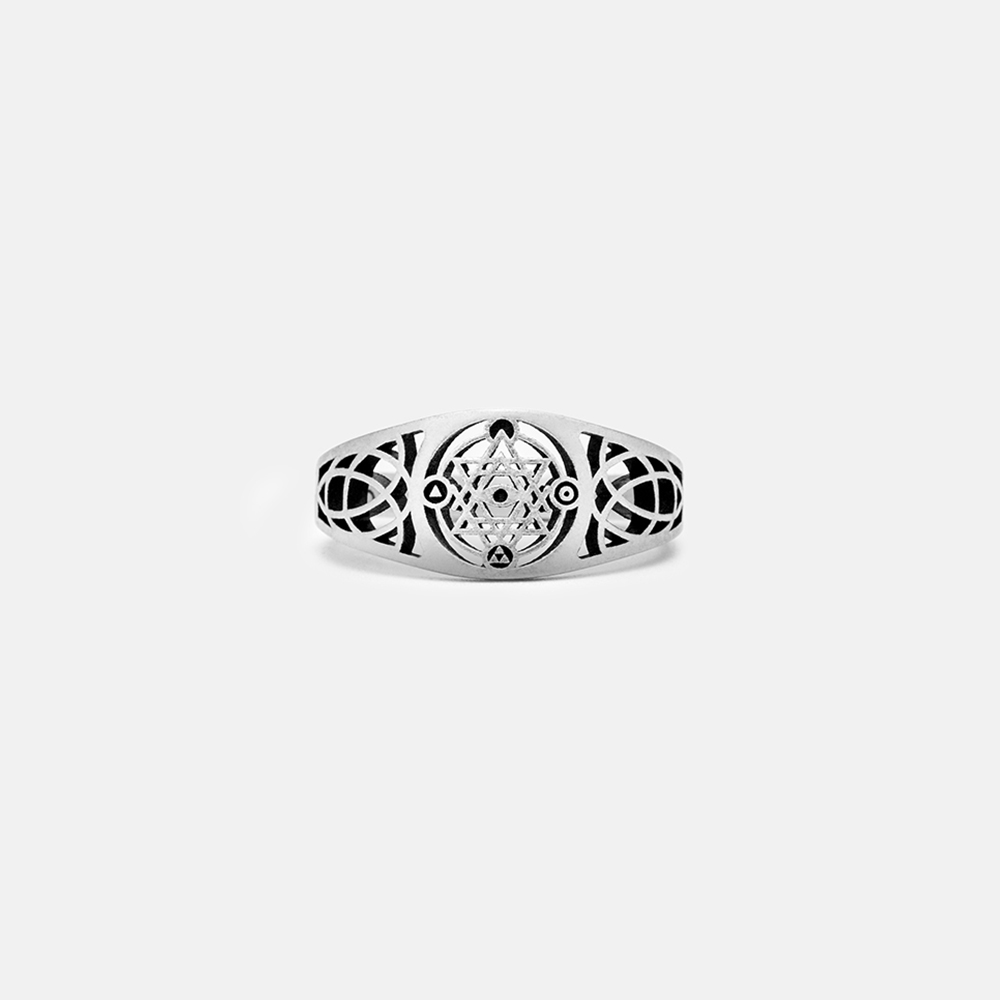 Purplehecate Star of David Sterling Silver Ring