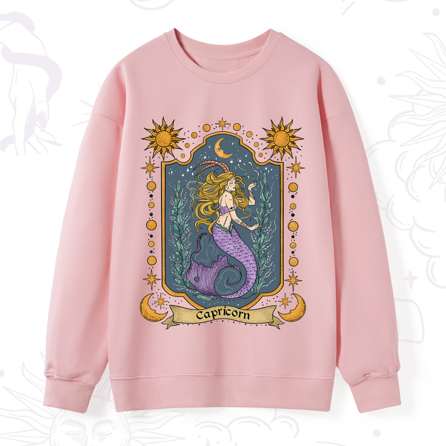 Purplehecate Capricorn Zodiac Sweatshirt