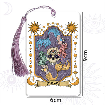 Purplehecate Pisces Zodiac Bookmark