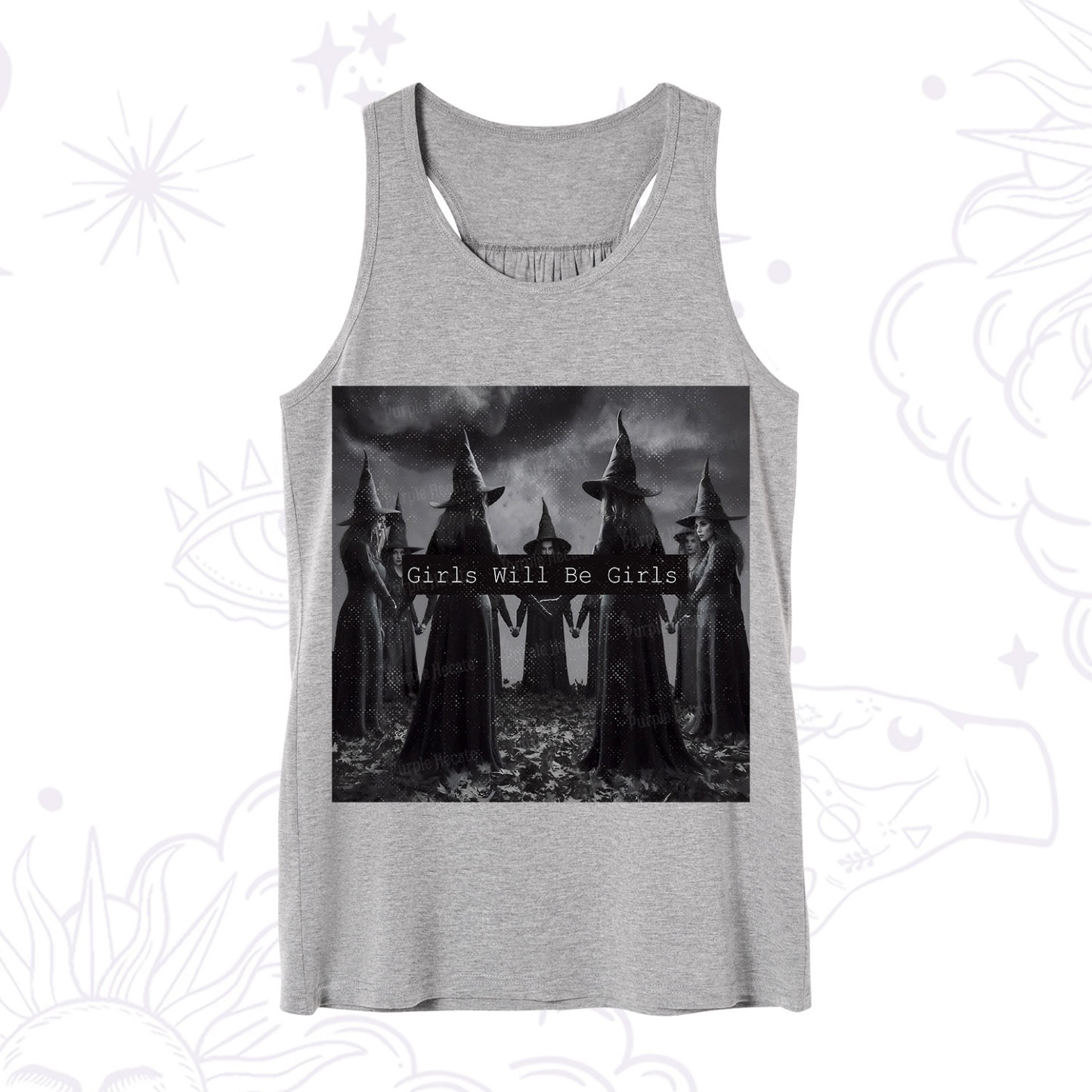 Purplehecate Vintage Girls Will Be Girls Witch Tank