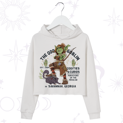 Purplehecate The Odd Goblin Crop Hoodie