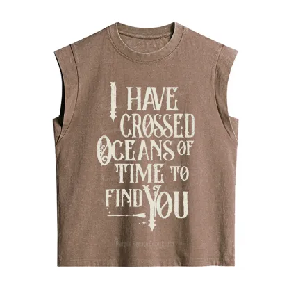 Purplehecate Across Oceans of Time I Found You Vintage Washed Tank
