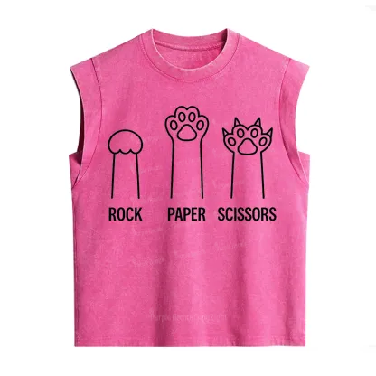 [Copy]Purplehecate Black Cat Vintage Washed Tank