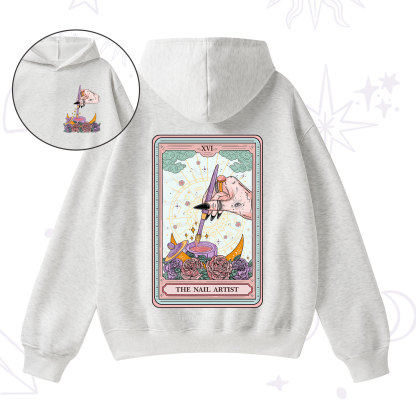 Purplehecate The Nail Artist Tarot Card Fleece Hoodie Suit