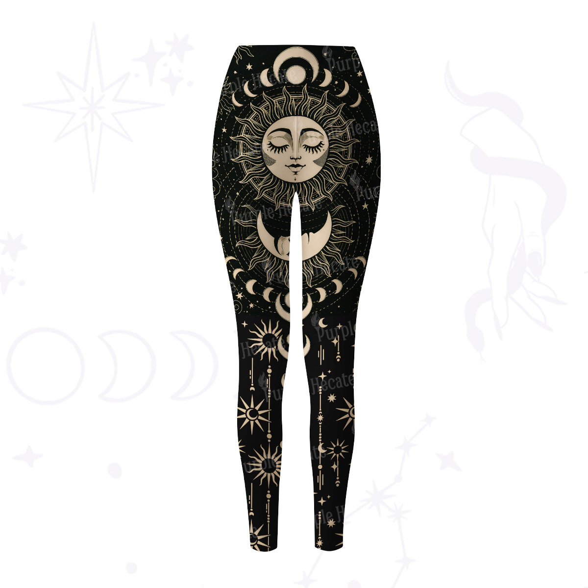 Purplehecate Lunar Eclipse Yoga Pants