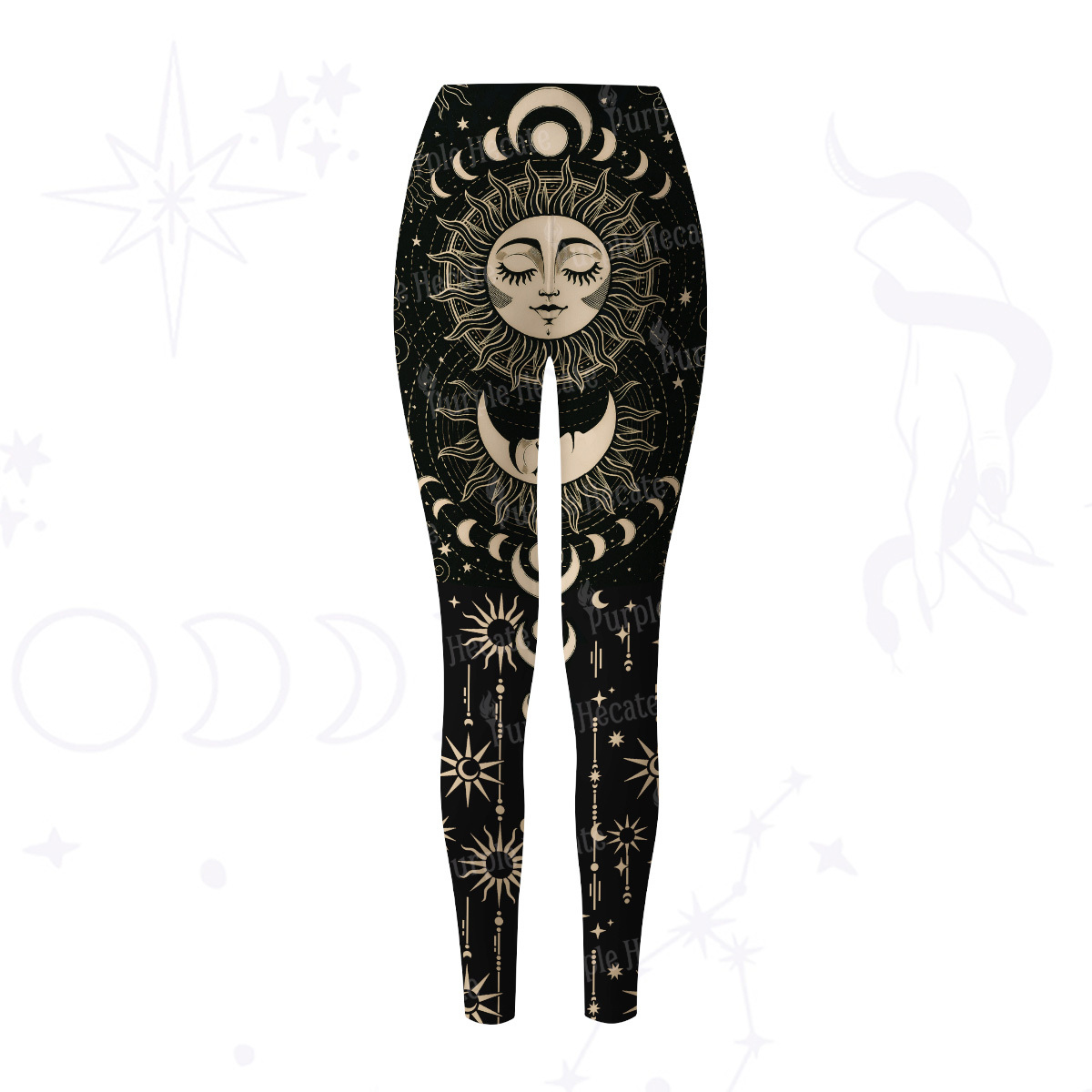Purplehecate Lunar Eclipse Yoga Pants