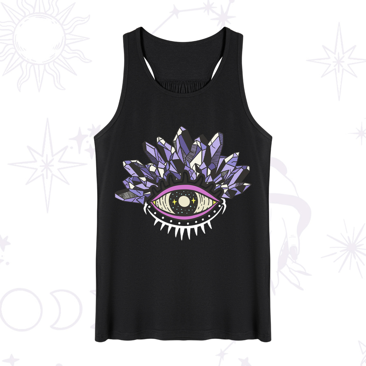 Magic Purplehecate Crystal Eye Tank