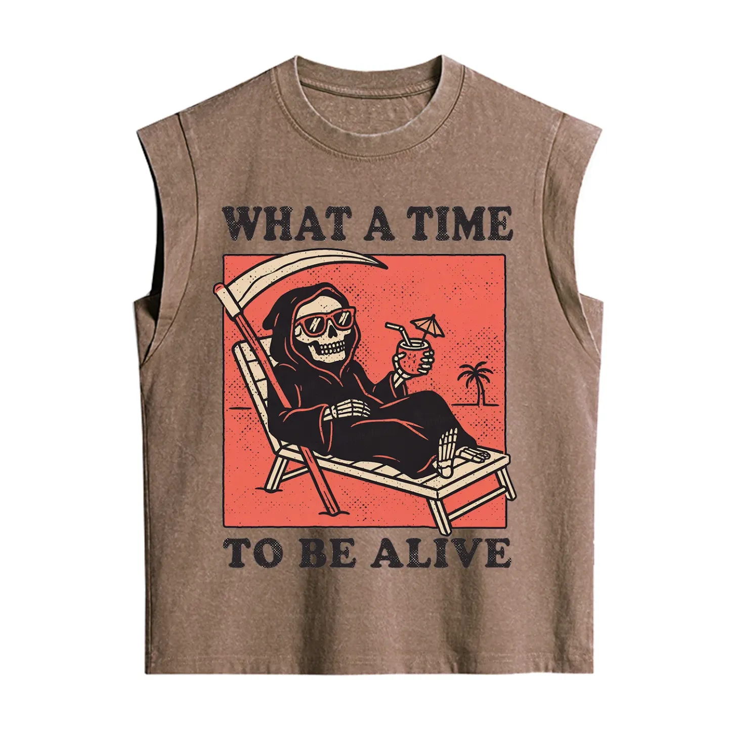 Purplehecate What A Time To Be Alive Vintage Washed Tank