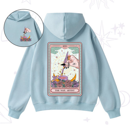 Purplehecate The Nail Artist Tarot Card Fleece Hoodie Suit