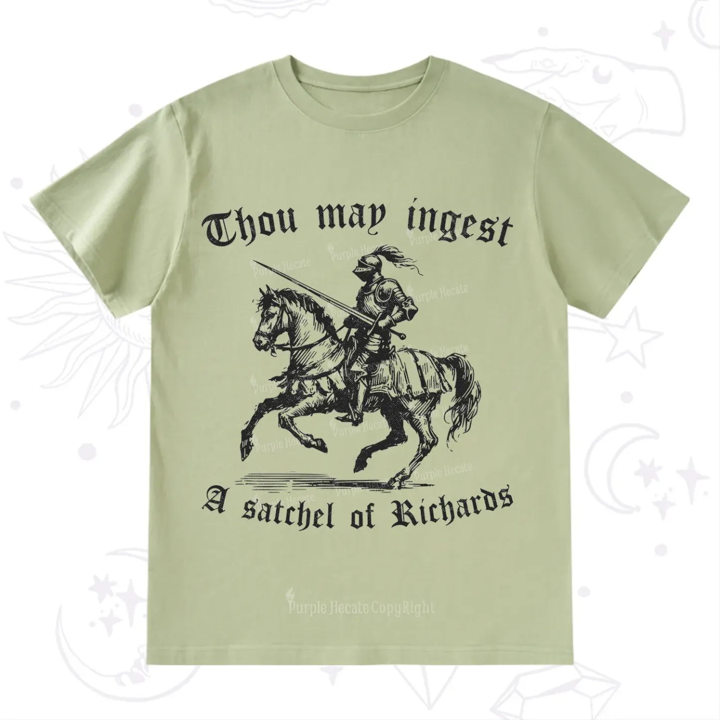 Purplehecate Thou May Ingest A Satchel of Richards T-Shirt