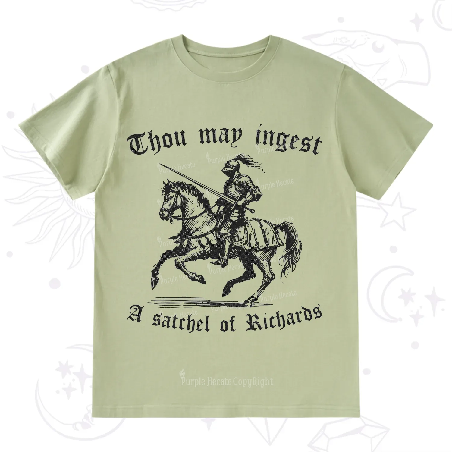 Purplehecate Thou May Ingest A Satchel of Richards T-Shirt