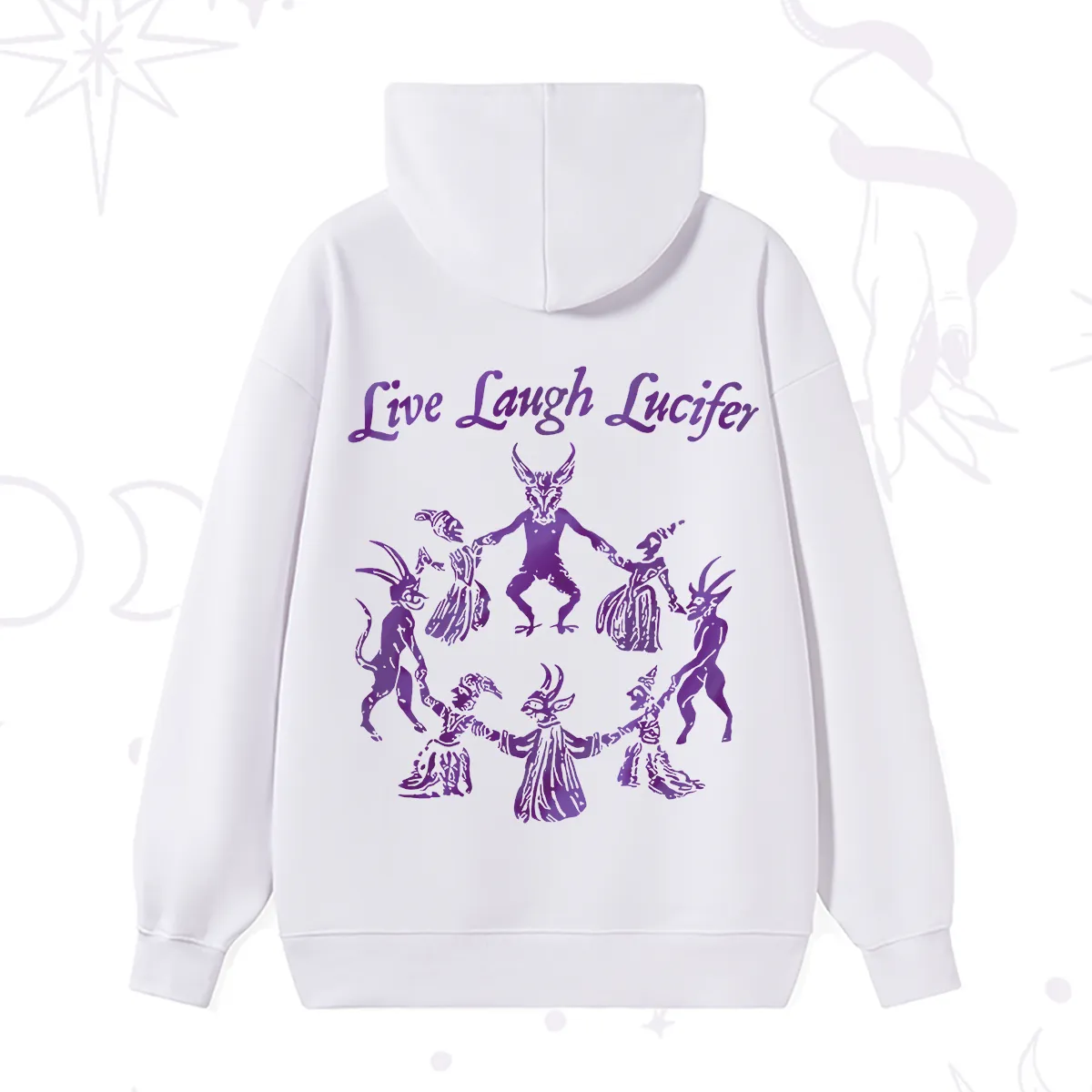 Purplehecate Live Laugh Lucifer Satanic Hoodie
