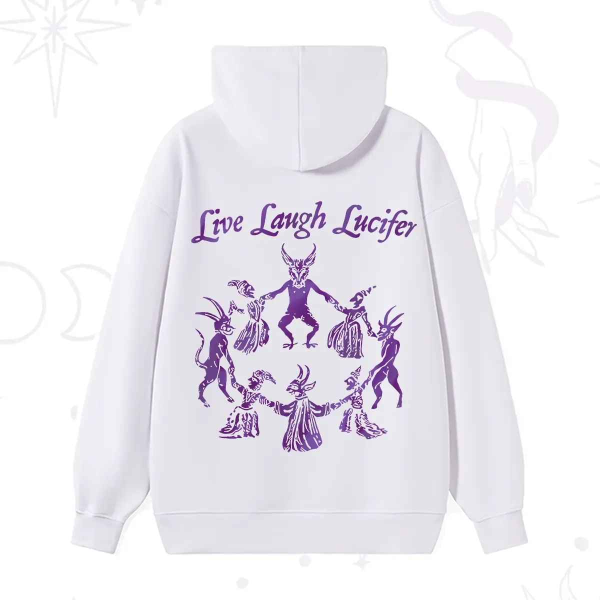 Purplehecate Live Laugh Lucifer Satanic Hoodie
