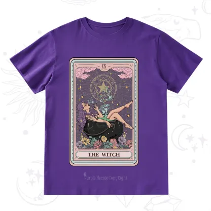 Purplehecate The Witch Tarot Card T-Shirt