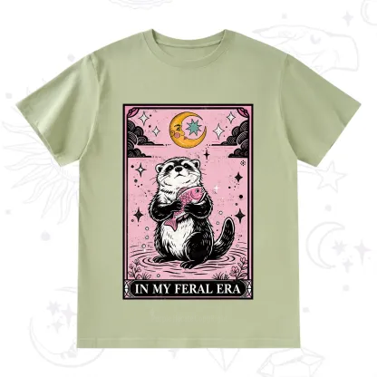 Purplehecate The In My Feral Era Tarot Otter T-Shirt