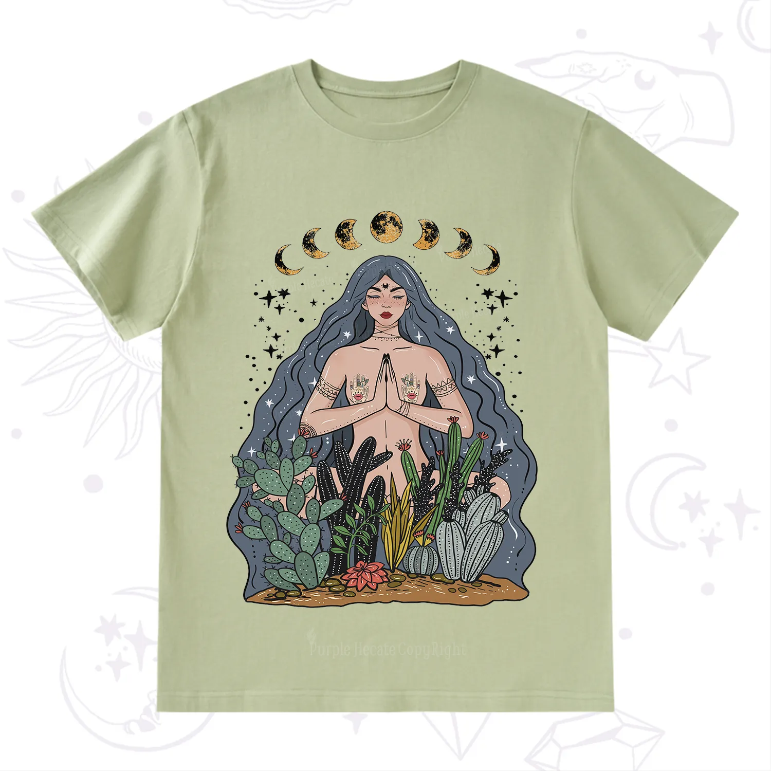 Purplehecate Goddess of Growth T-Shirt