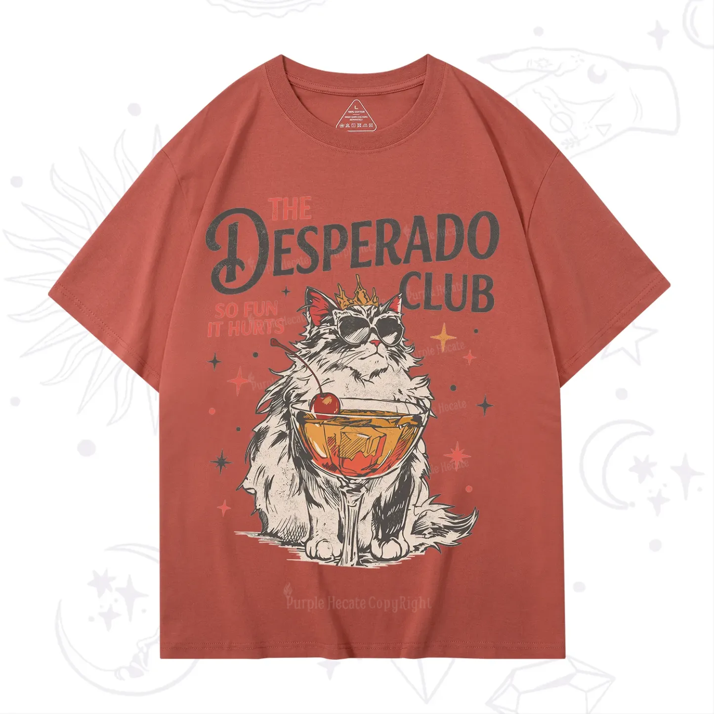 Purplehecate The Desperado Club Vintage Gang T-Shirt