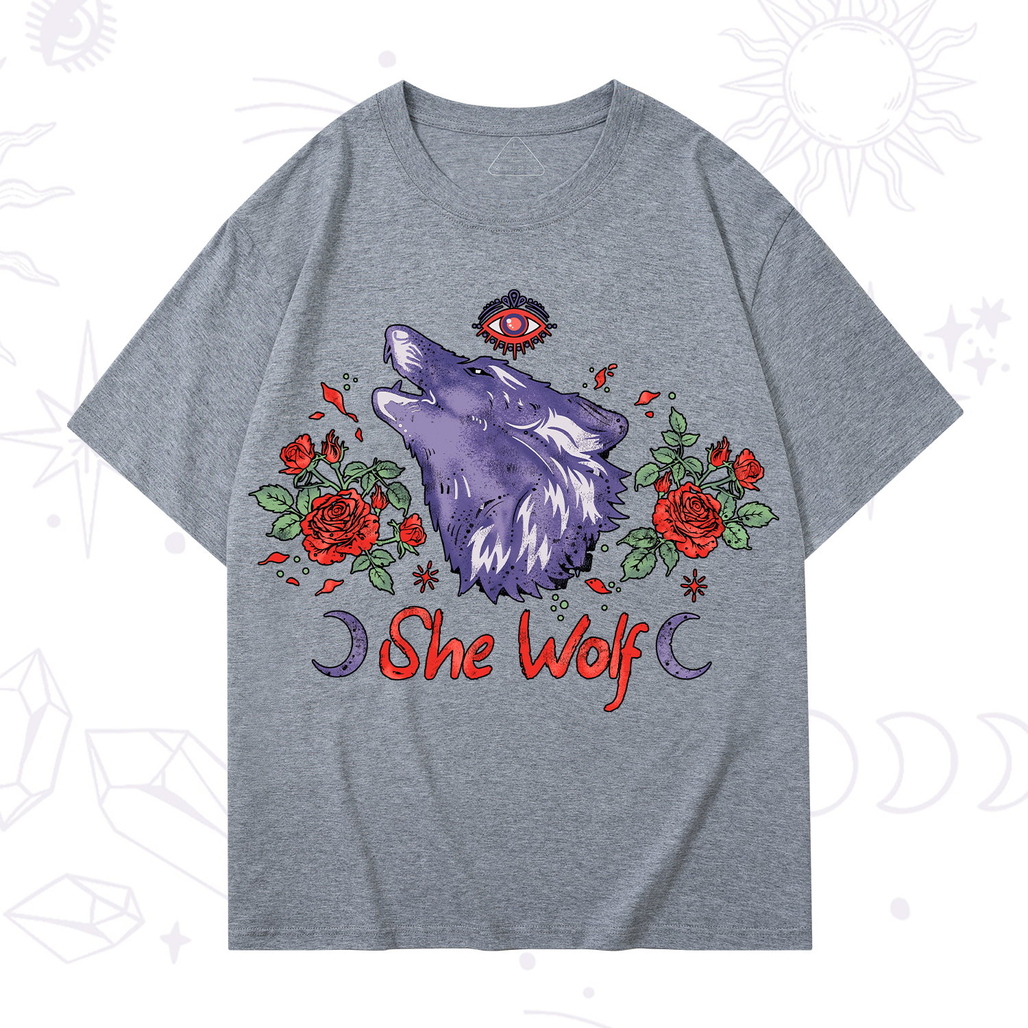 Purplehecate Moon Wolf T-Shirt