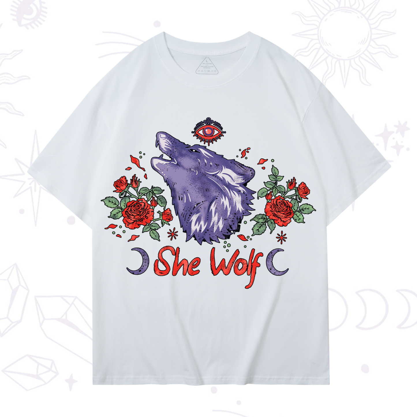 Purplehecate Moon Wolf T-Shirt