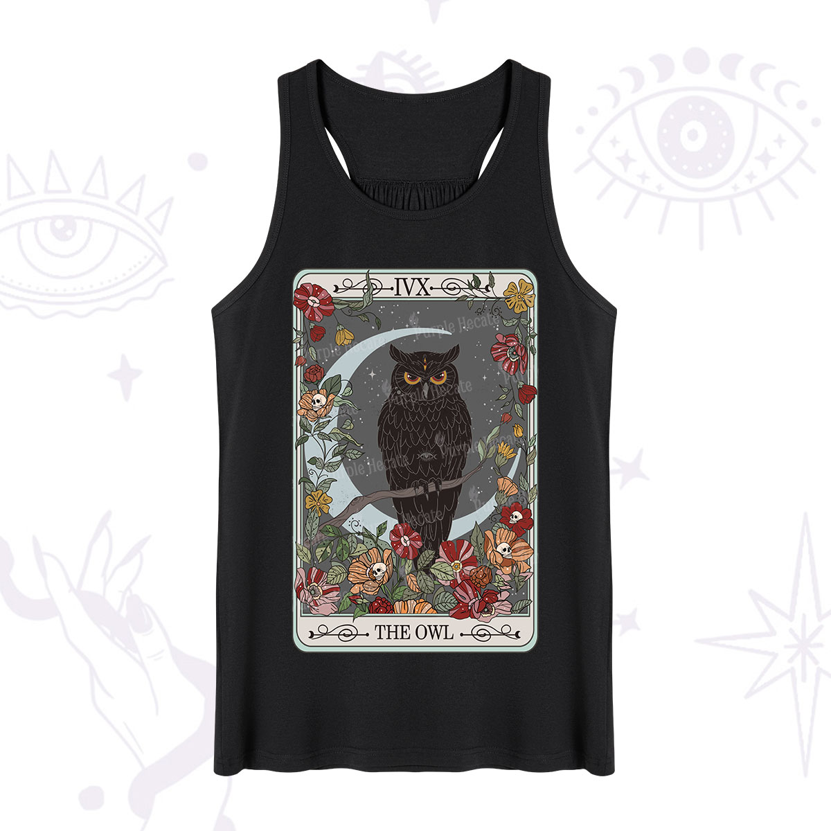 Purplehecate The Owl Tarot Tank