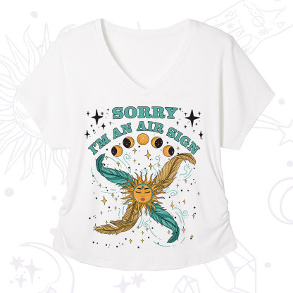 Purplehecate Sorry I'm An Air Sign V-Neck T-Shirt