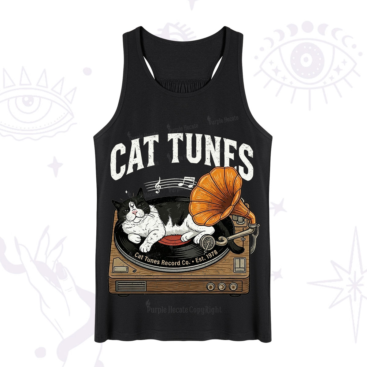 Purplehecate Cat Tunes Tank