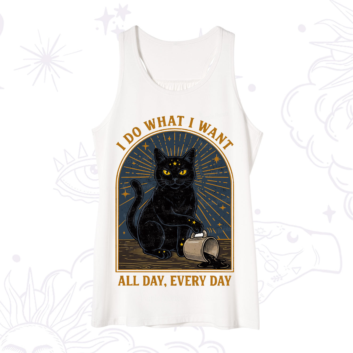 Purplehecate I Do What I What All Day Tank