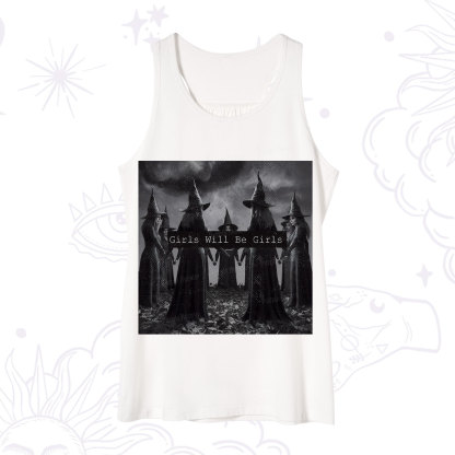 Purplehecate Vintage Girls Will Be Girls Witch Tank
