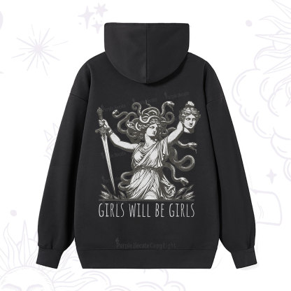 Purplehecate Girls Will Be Girls Medusa Hoodie