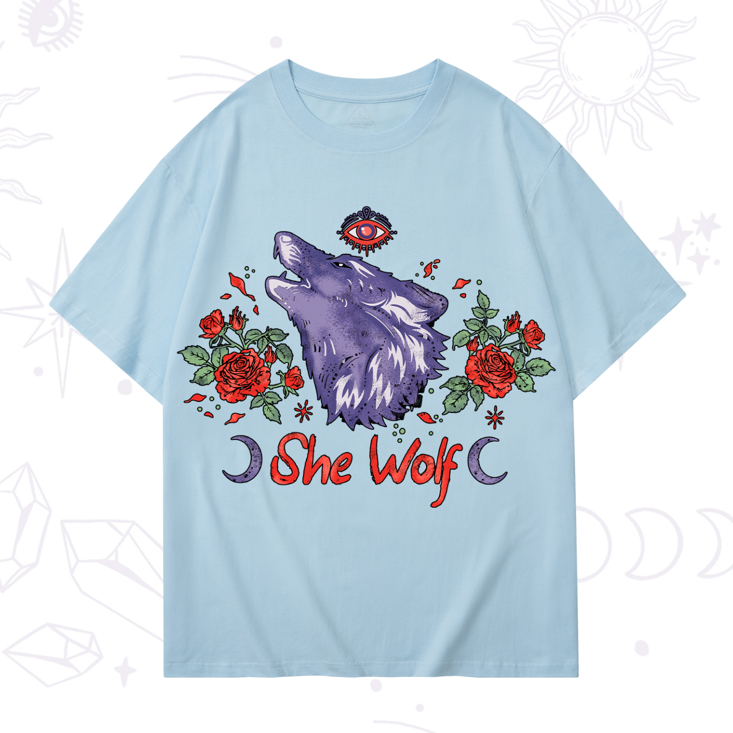 Purplehecate Moon Wolf T-Shirt