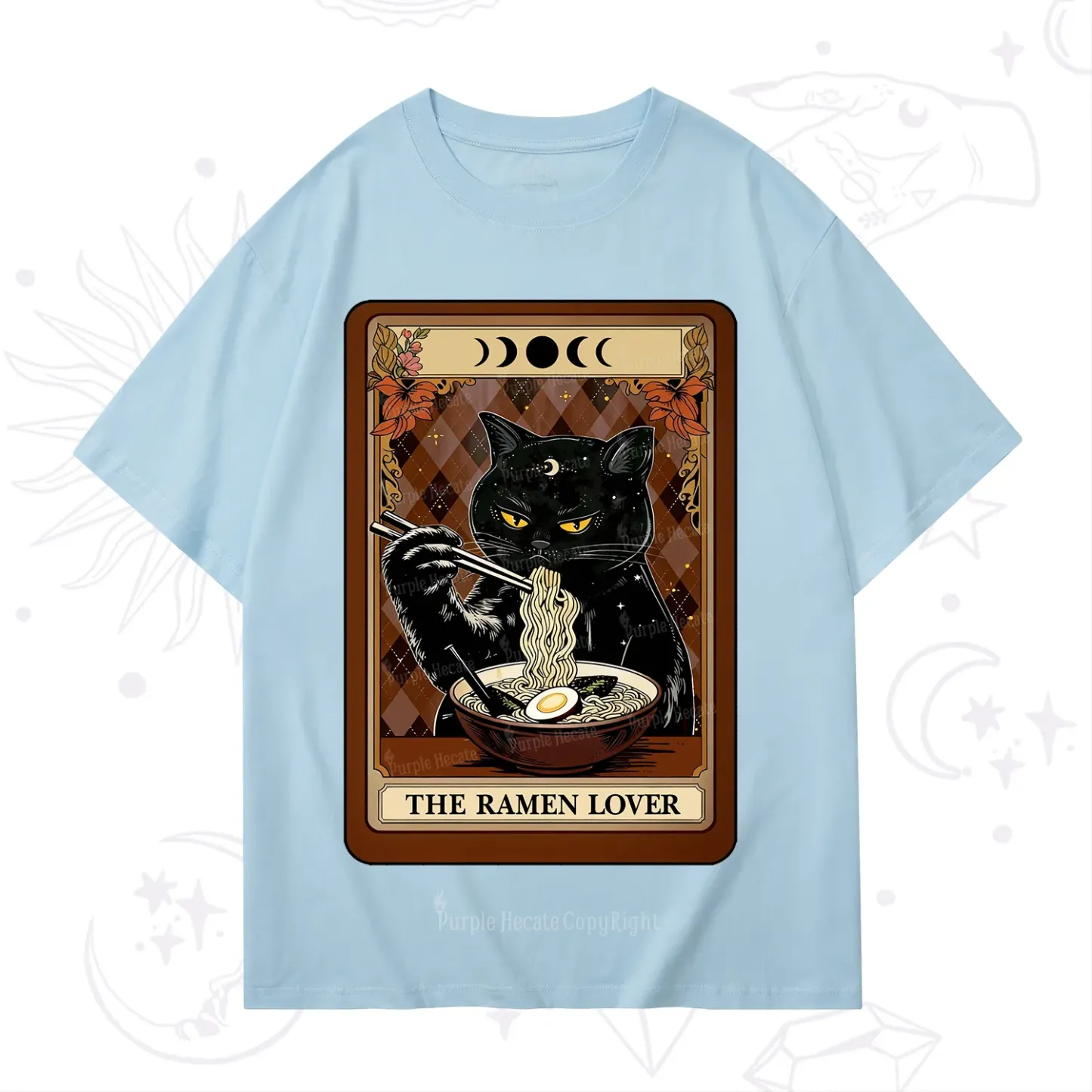 Purplehecate The Ramen Lover Tarot T-Shirt