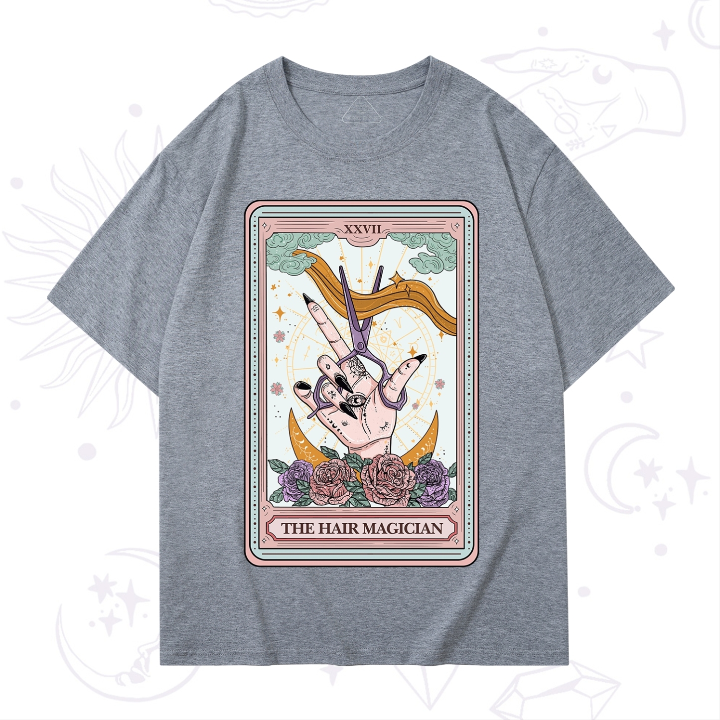 Purplehecate The Hair Magician Tarot T-Shirt