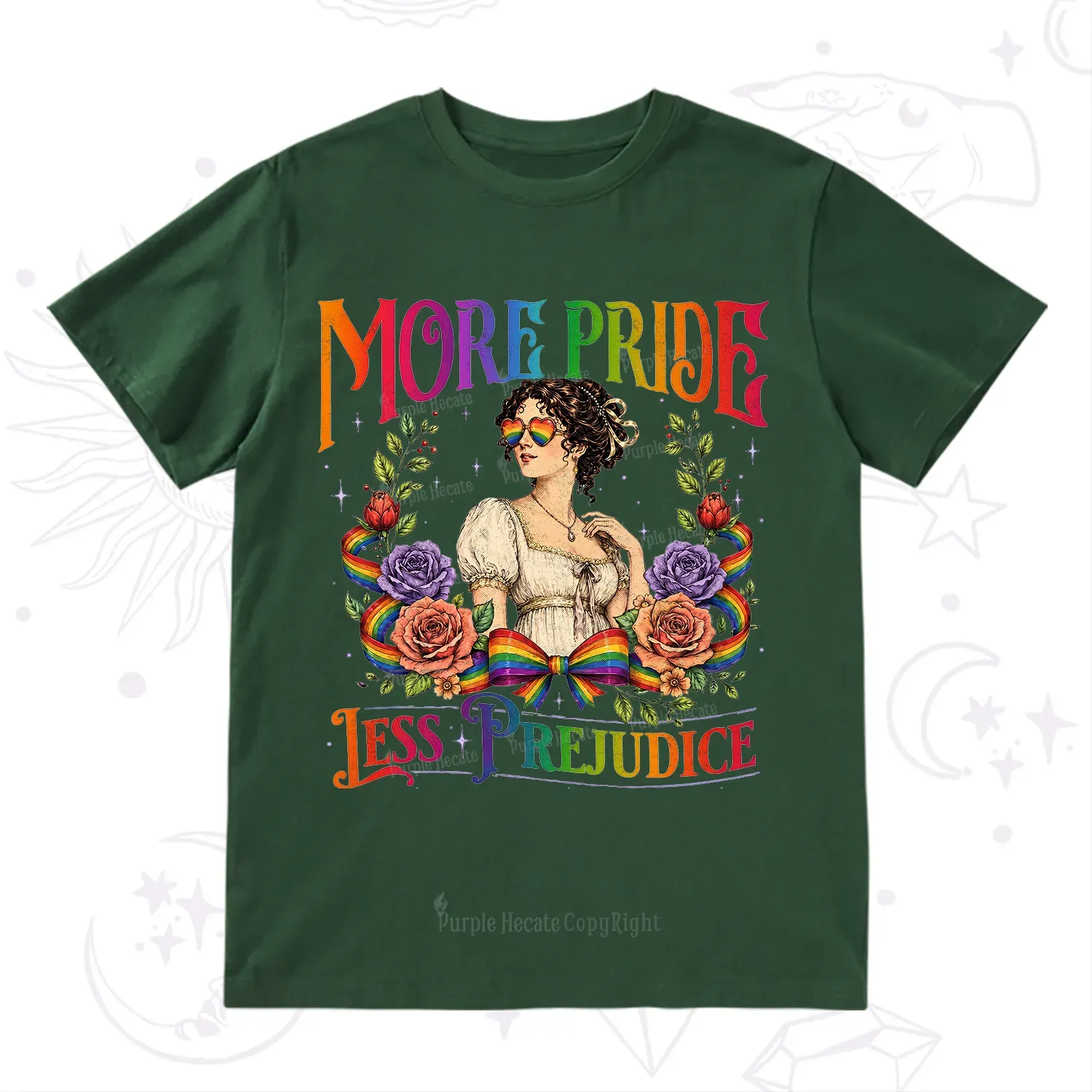 Purplehecate More Pride Less Prejudice Pride T-Shirt