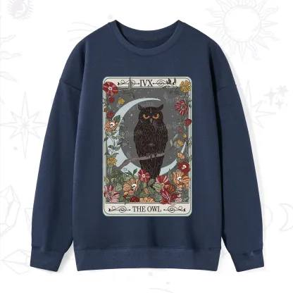 Purplehecate The Owl Tarot Sweatshirt