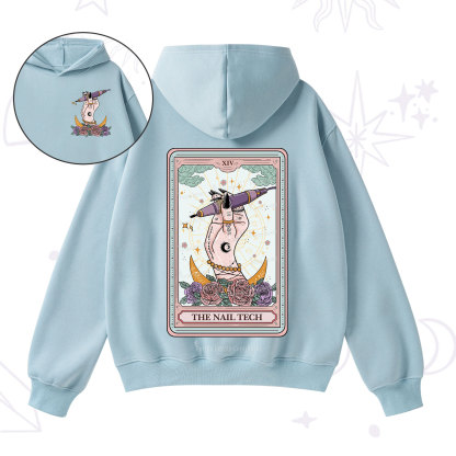 Purplehecate The Nail Tech Tarot Card Fleece Hoodie Suit
