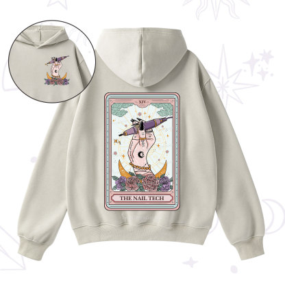 Purplehecate The Nail Tech Tarot Card Fleece Hoodie Suit
