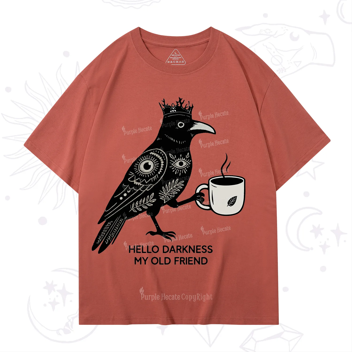 Purplehecate Hello Darkness My Old Friend T-Shirt