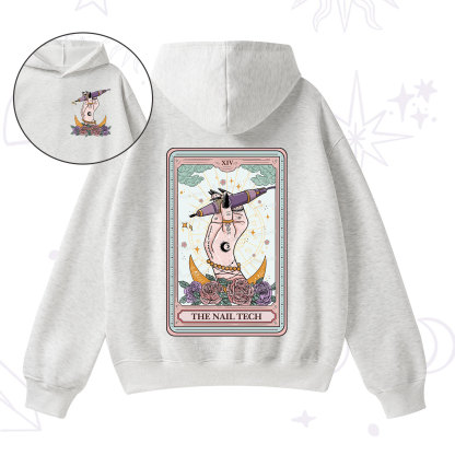 Purplehecate The Nail Tech Tarot Card Fleece Hoodie Suit