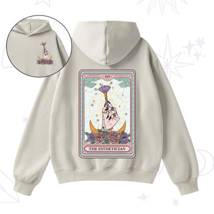 Purplehecate The Esthetician Tarot Card Fleece Hoodie Suit