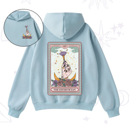 Purplehecate The Esthetician Tarot Card Fleece Hoodie Suit