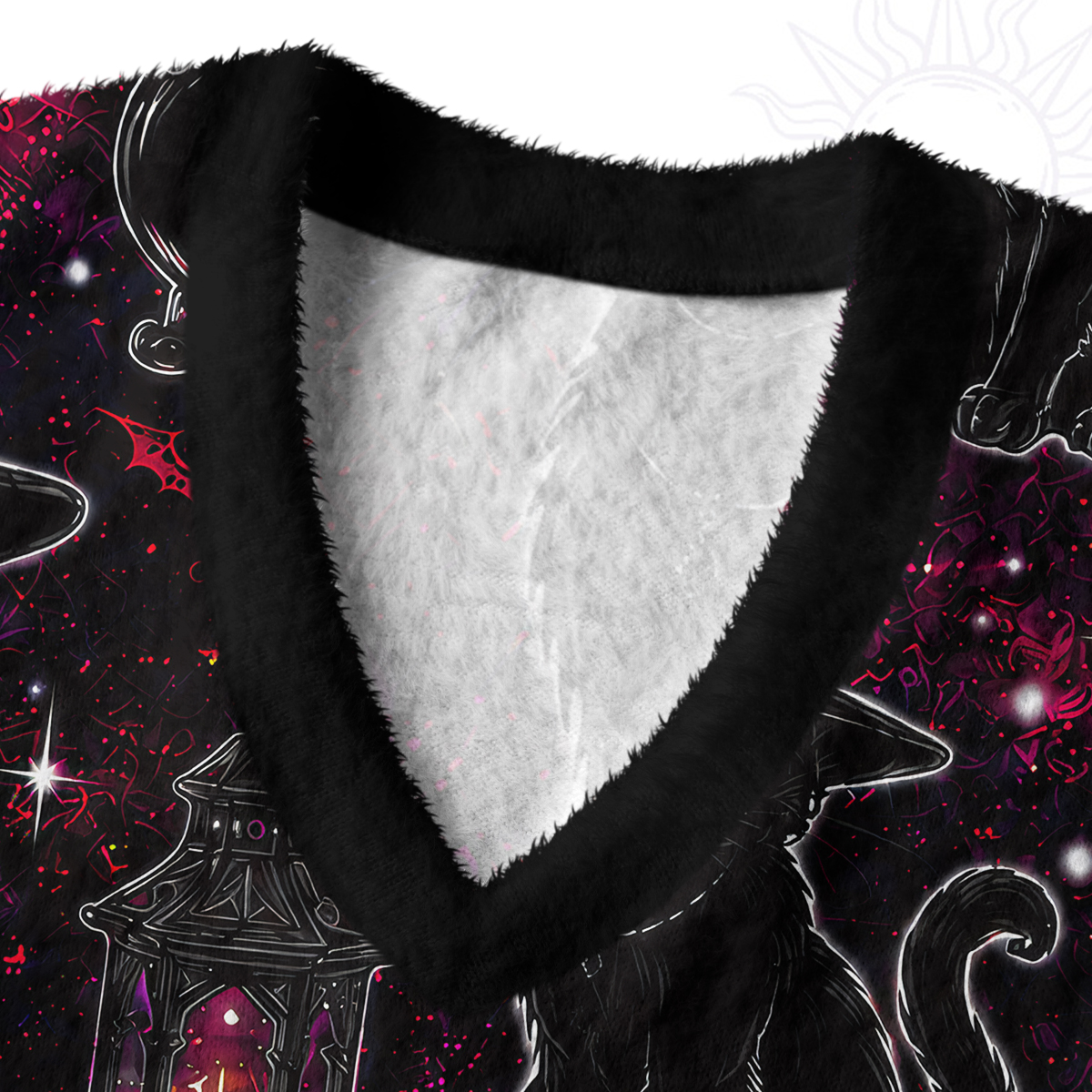 Purplehecate Brewing Black Cat Ugly Sweater Vest