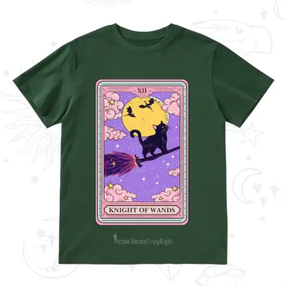 Purplehecate The Knight of Wands Tarot T-Shirt