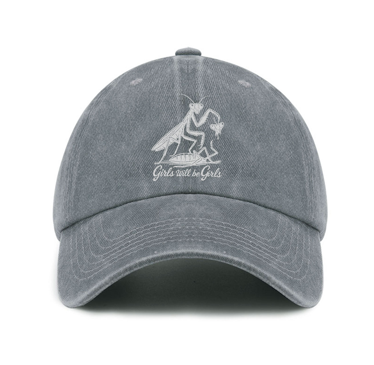 Purplehecate Girls Will Be Girls Praying Mantis Baseball Cap