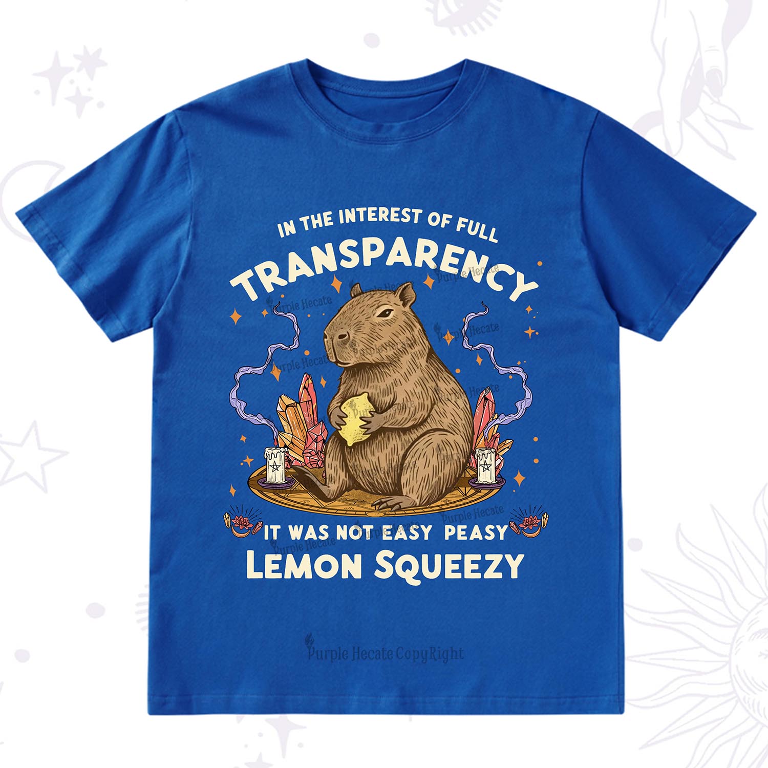 Purplehecate Funny Capybara T-Shirt