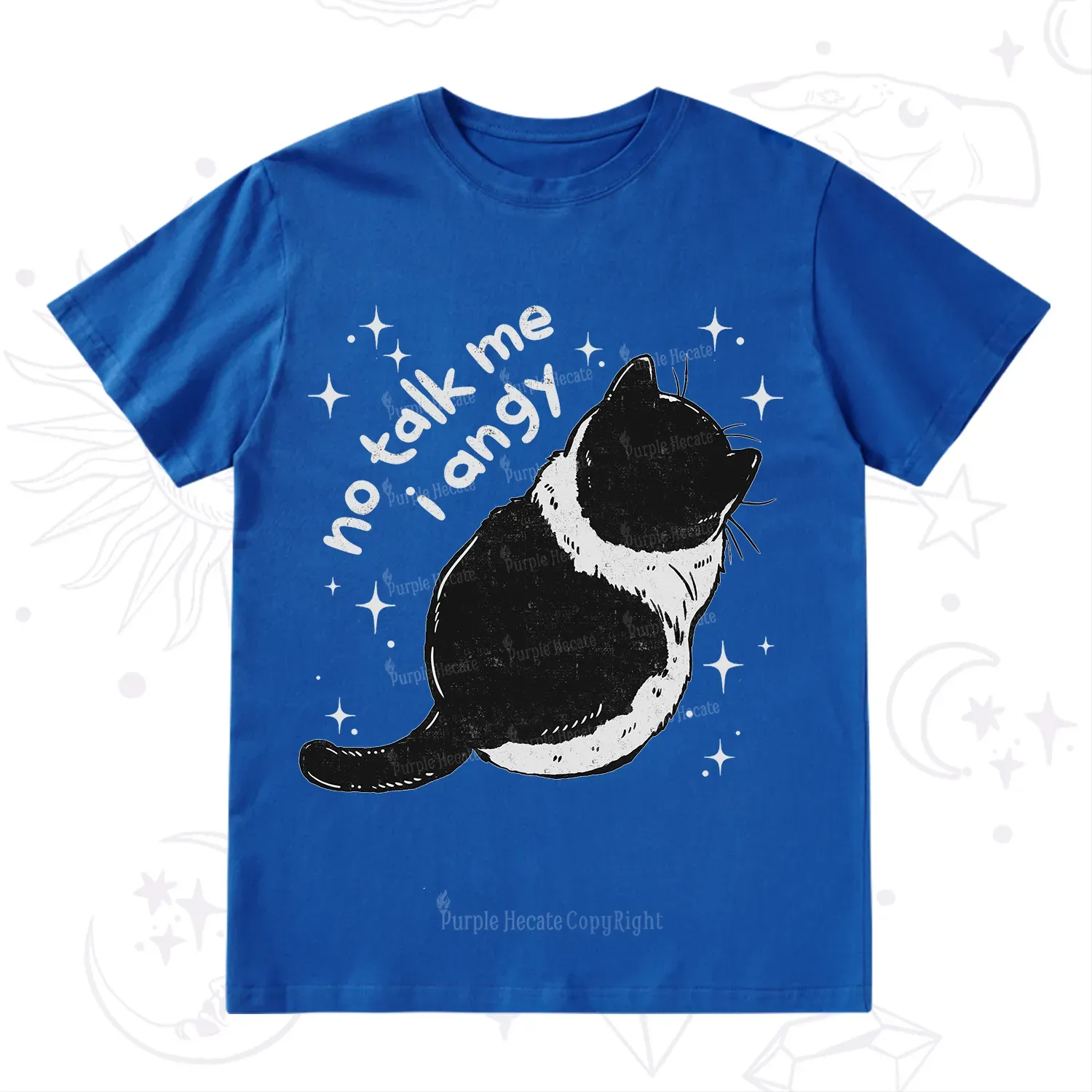 Purplehecate No Talk Me Im Angy Cat T-Shirt
