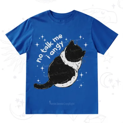 Purplehecate No Talk Me Im Angy Cat T-Shirt