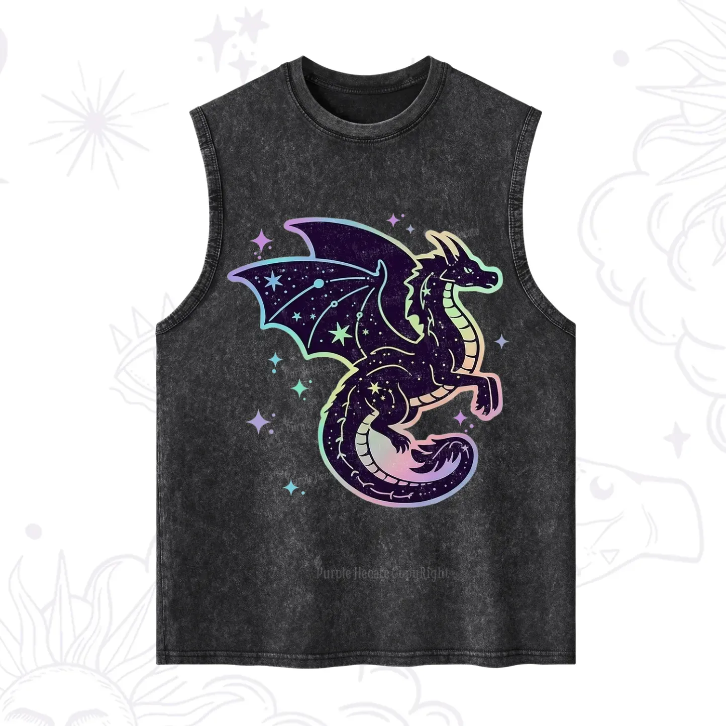Purplehecate Celestial Dragon Washed Tank