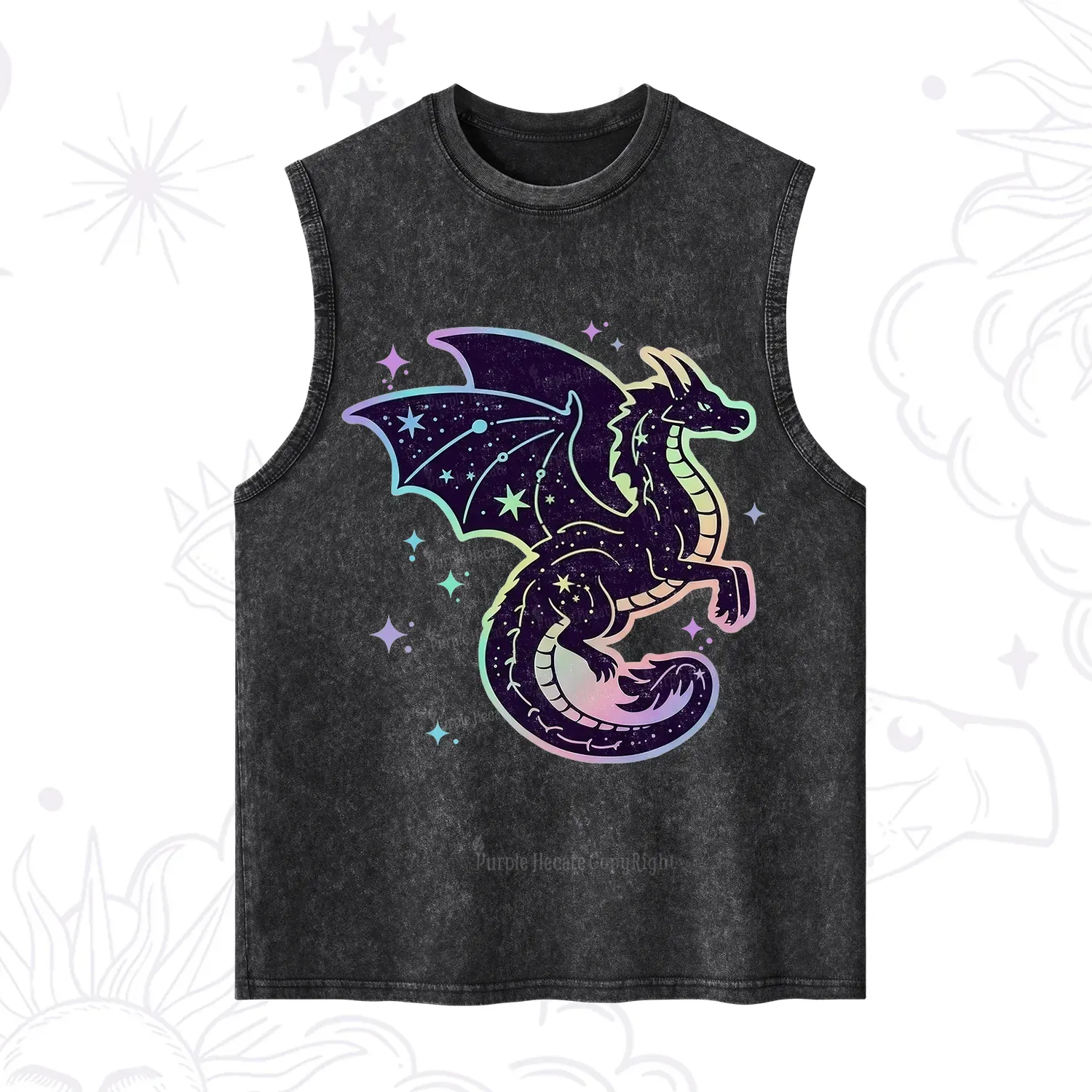 Purplehecate Celestial Dragon Washed Tank