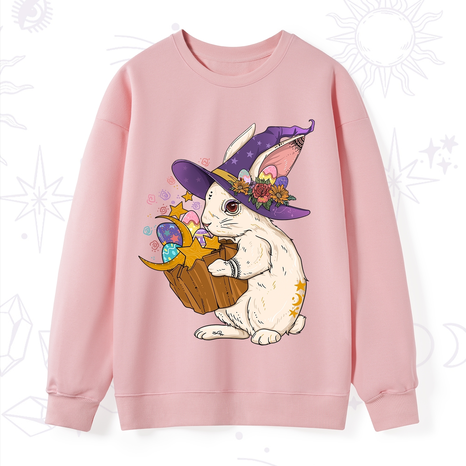 Purplehecate Enchanted Bunny Easter Sweatshirt